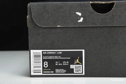 Hyperoad Bred “Alternate 1 Jordan Toe” Low 1018